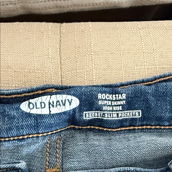 Old Navy Women’s Distressed Blue Jeans - Picture 2 of 5